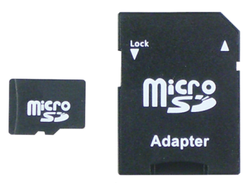 MicroSD-Card 2GB mit Adapter und Box